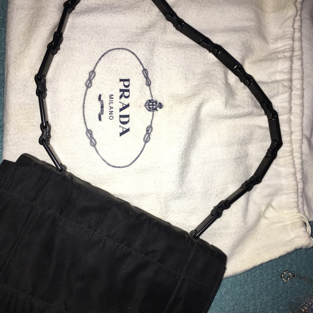 Prada vintage chain strap purse